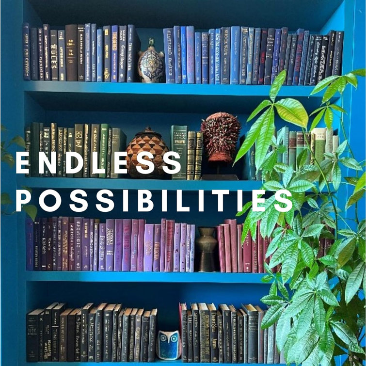 Red Barrel Studio® Misty Shoreline Decorative Books Blue And Grey